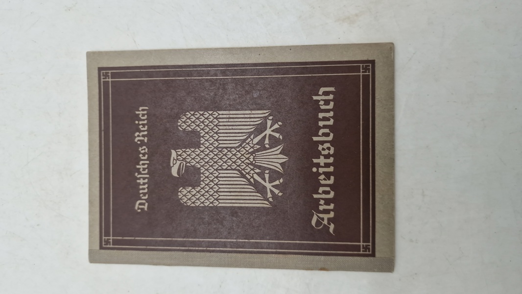 Original tysk Arbeitsbuch