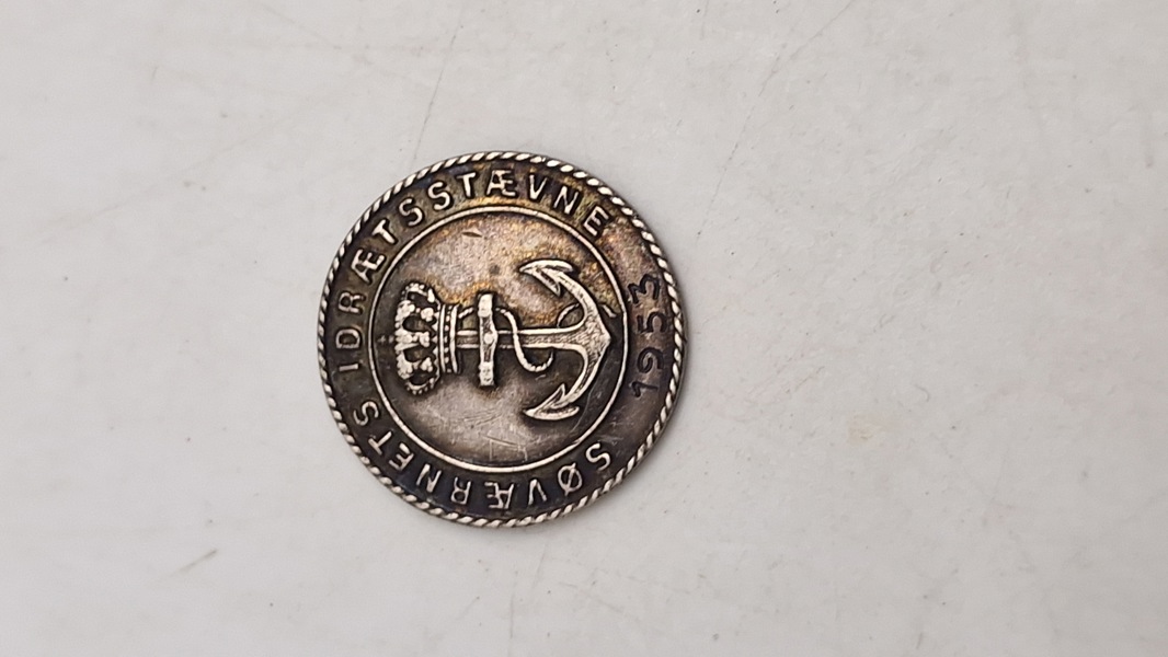 Token, søværnets idrætsstævne 1953, Sterling sølv