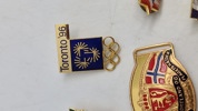 Samling diverse pins 