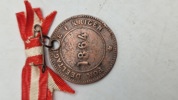 Original modificeret 1864 krigsdeltager medalje 