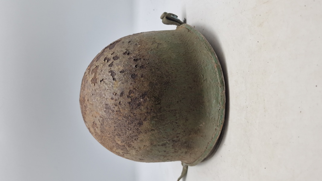 Original amerikansk hjelm - ww2 (anvendt af det danske forsvar efter krigen)