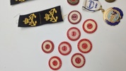 Samling pins og mærker 