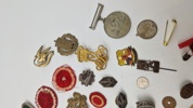 Samling pins og mærker 