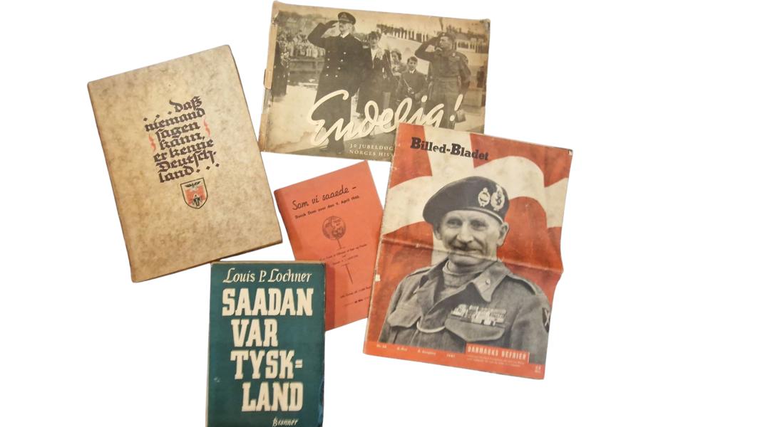 Samling originale blade og hæfter - ww2