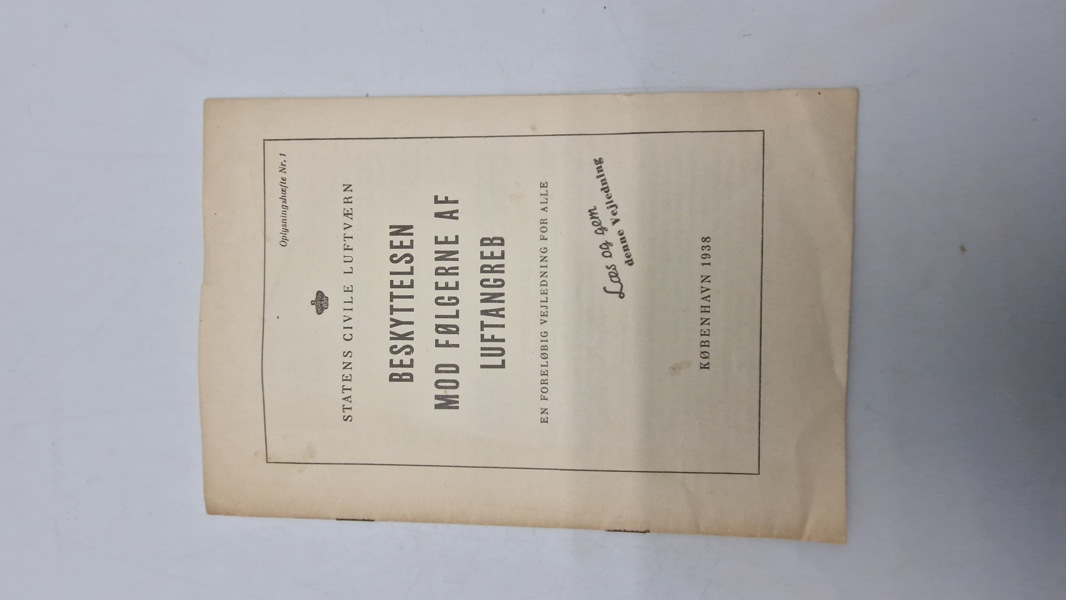 Beskyttelsen mod følgerne af luftangreb (København 1938)