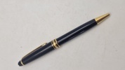 Original Mont Blanc Meisterstück kuglepen, med reklame for Samsung på clip 