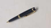 Original Mont Blanc Meisterstück kuglepen, med reklame for Samsung på clip 