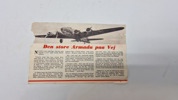 Original nedkastet flyveseddel, ww2