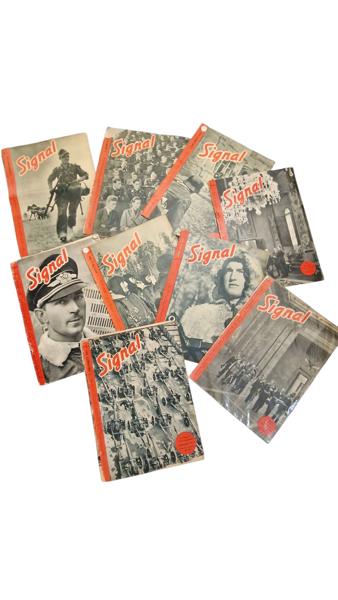 Samling originale signal blade - ww2