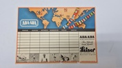 Original ugeplan, med reklame for olympiaden 1936