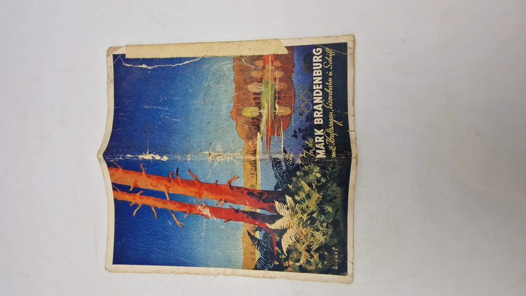Originalt blad omhandlende bl.a. olympiaden 1936