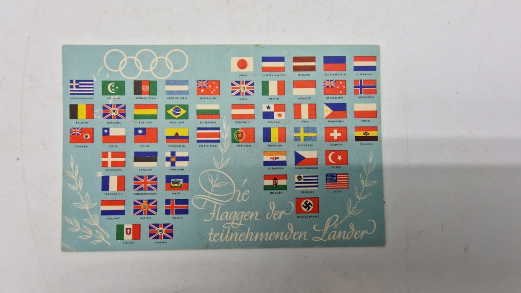 Originalt Olympiade postkort - 1936
