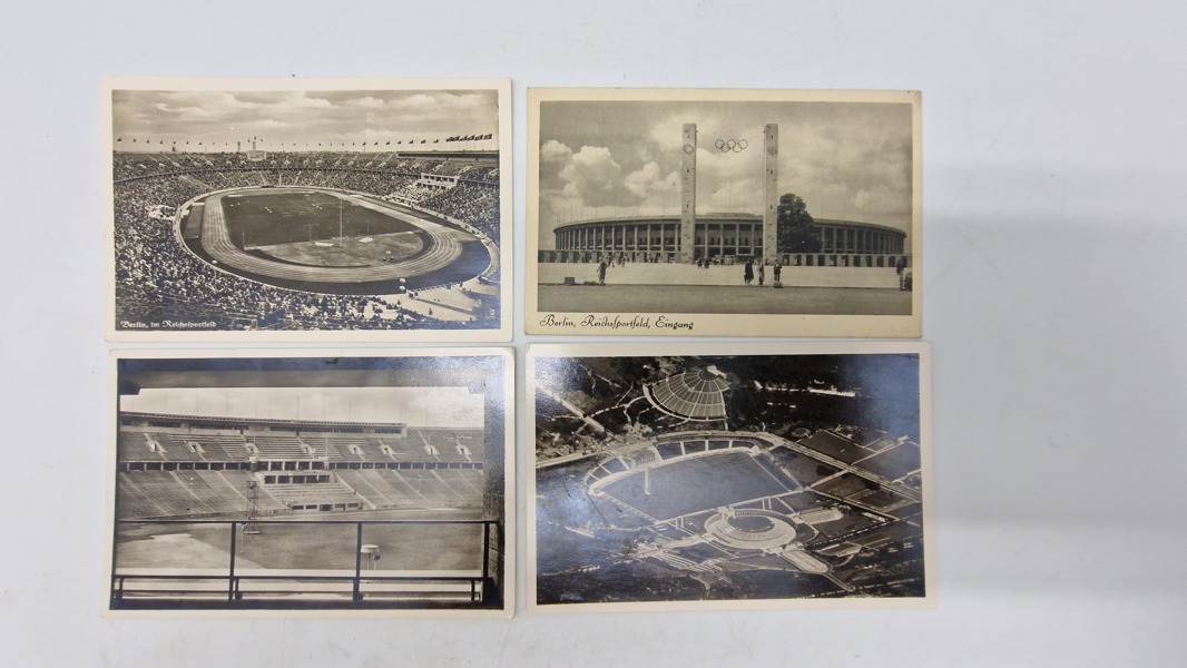 Samling originale olympiade postkort - 1936
