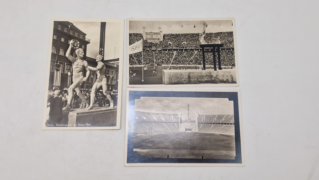 Samling originale olympiade postkort - 1936
