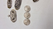 Samling originale amerikanske badges og vinger 