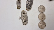 Samling originale amerikanske badges og vinger 