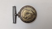 Original britisk krigsmedalje (British War Medal) fra Første Verdenskrig - navngiven 