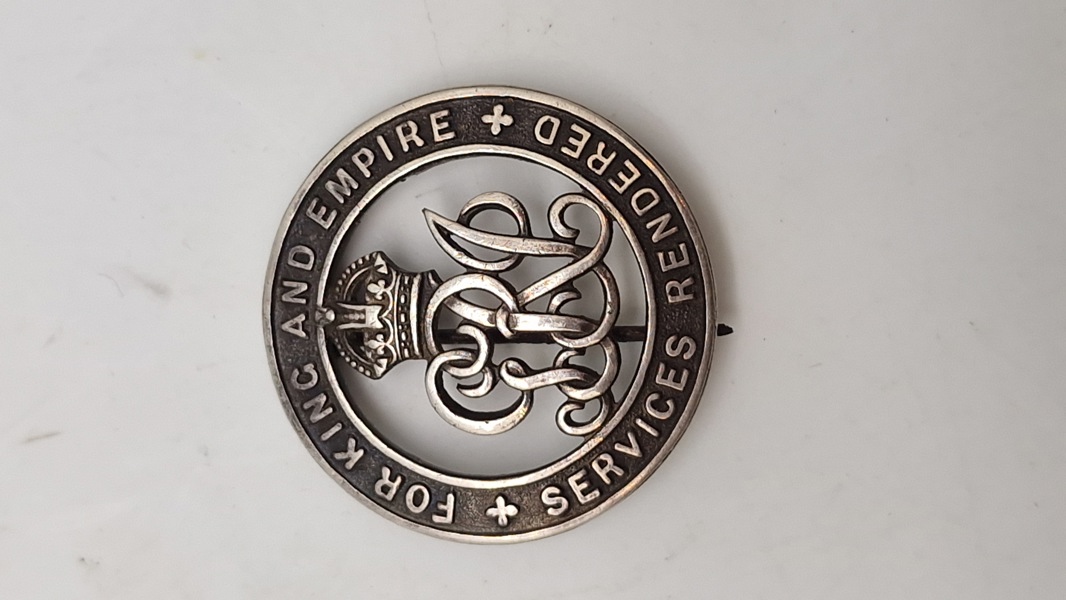 Originalt Silver War badge 