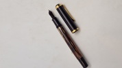Original tysk Pelican fyldepen med spids af 14 karat guld 
