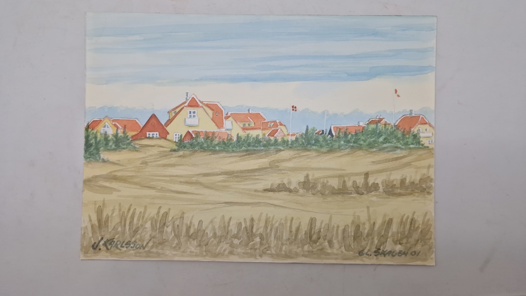 Skagensmaler Jakob Fedder Karlsson - afdød 2008