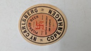 Original Carlsberg øl etikette