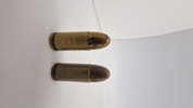 Originale 9 mm eksercerpatroner - PJJ stemplede (Dansk producerede under tysk kommando)