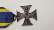 Originalt Braunschweigisches Kriegsverdienstkreuz fra Første Verdenskrig.
