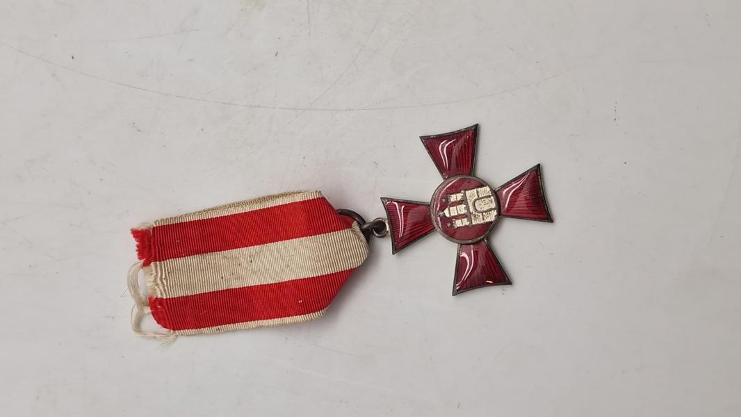 Originalt Hanseatenkreuz (Hanseatisk Kors) fra Hamburg. 