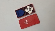 WW2 Tysk Treudienst 25 års medalje i æske. Original