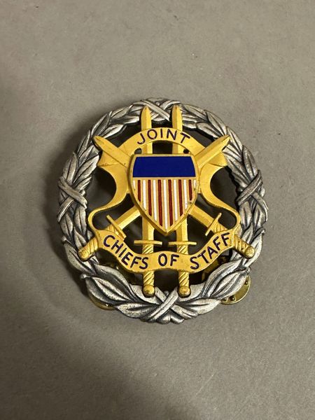 Original Sterlingsølv Joint Chiefs of Staff badge 