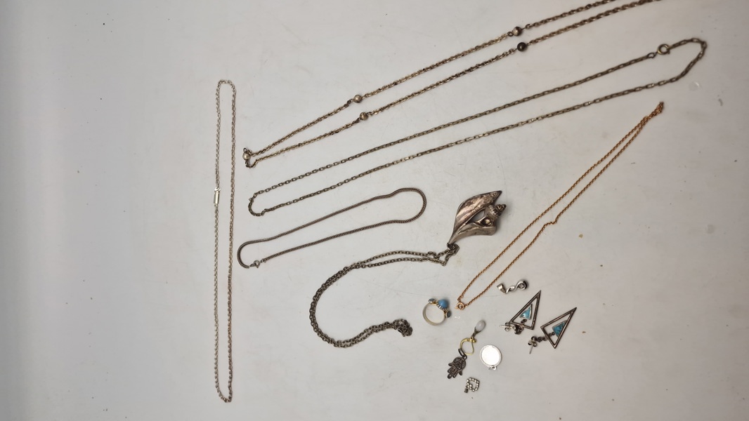 Samling diverse smykker 