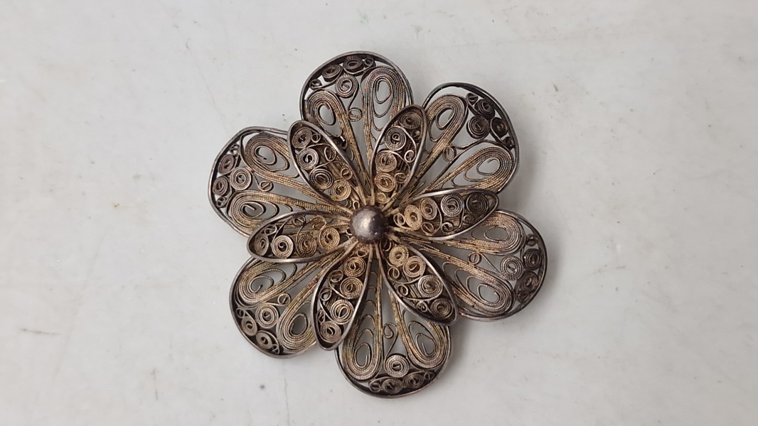 Broche (Sterlingsølv) Filigran 