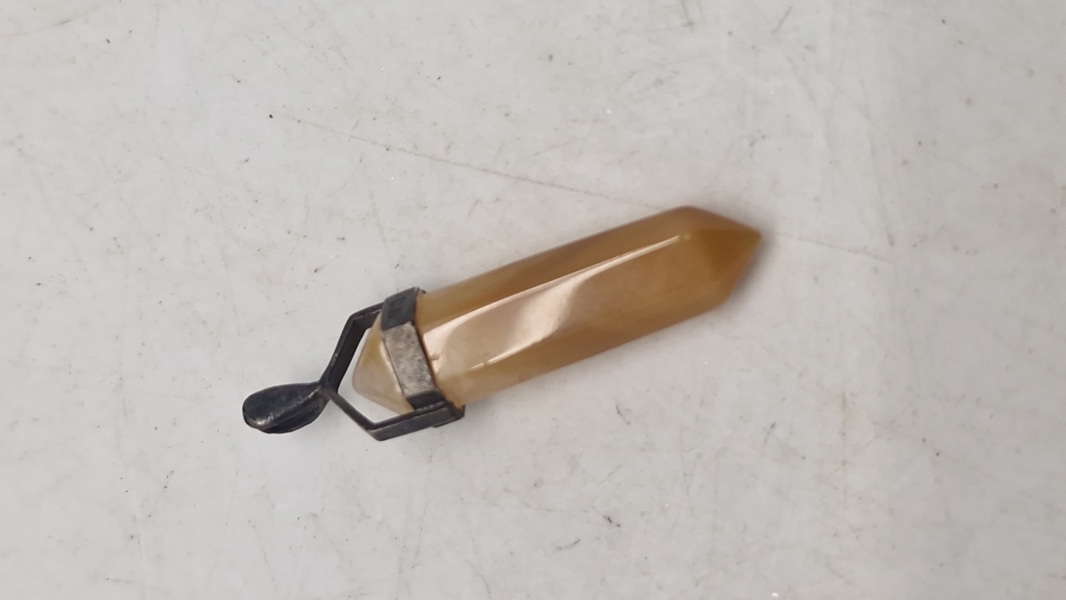 Vedhæng (925 sølv) med sten 