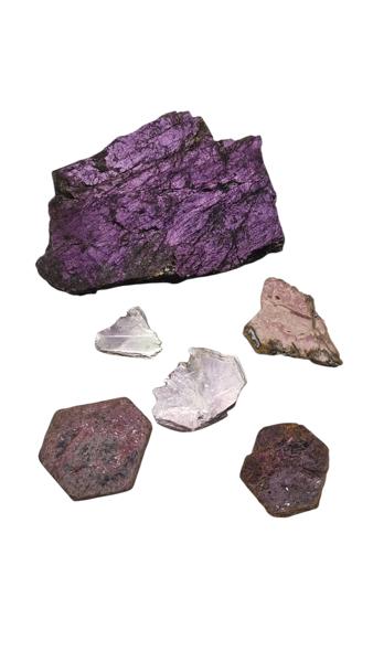 Blandet krystaller og sten 189 g