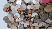 Stor samling mønter 