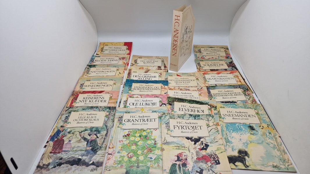 HC Andersen samling 20 blade illustreret af Dorte og præsenteret af Hendes Verden i 70érne