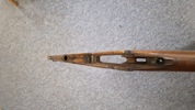 Originalt skæfte for tysk K98 riffel WW2 