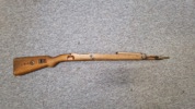 Originalt skæfte for tysk K98 riffel WW2 