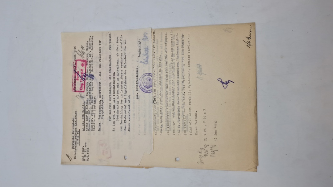 Originalt lot Deutsches Reichbahn 