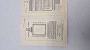 Originalt Zollmerkblatt für die Olympischen Spiele 1936" (Toldnotat for De Olympiske Lege 1936), 