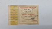 Original billet til De Olympiske Lege i Berlin i 1936, specifikt til "Großes Festspiel"