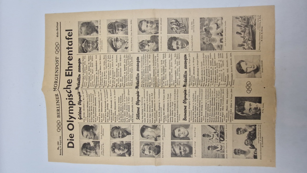 Originalt eks. af Berliner Morgenpost 