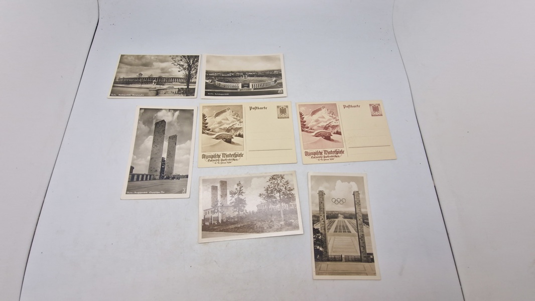 Samling originale postkort, olympiaden 1936