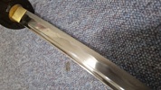 Nyere veludført Katana, med skarp klinge