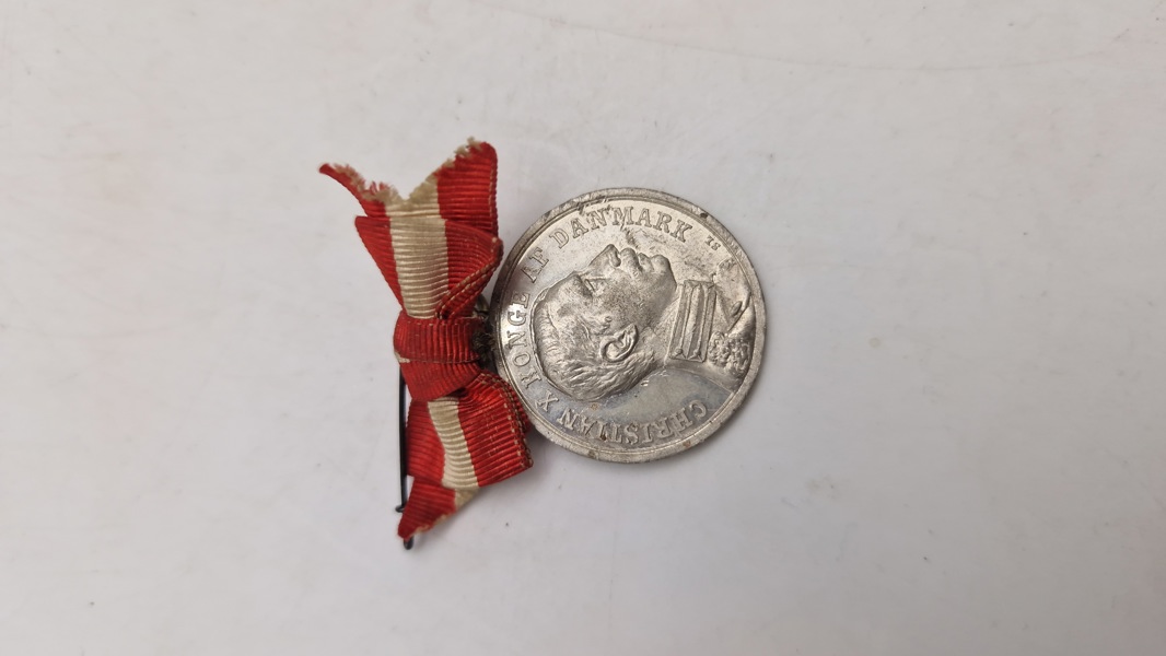 Original mindemedalje, der blev udstedt "TIL ERINDRING OM ALARMERINGS ØVELSEN SEPT. 1913"