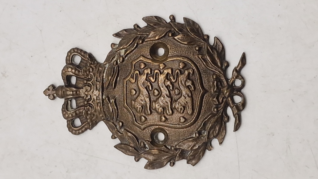 Originalt M/23 nummerplade skjold 