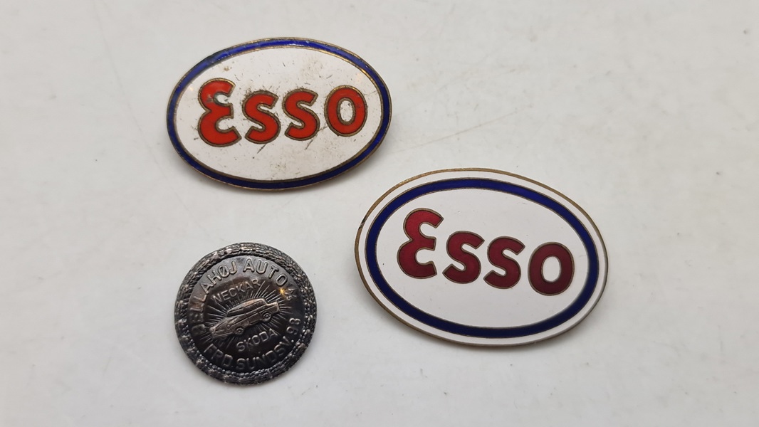 Lot originalt Esso mm.