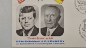 Førstedags kuvert fra John F. Kennedys besøg i Vesttyskland og Vestberlin i juni 1963. 