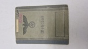 Tysk WW2  Wehrpass med historie 