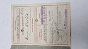 Tysk WW2  Wehrpass med historie 